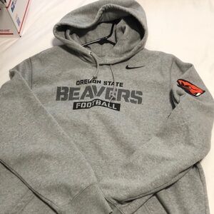 Nike Gray Athletic Sweater with Beavers Branding